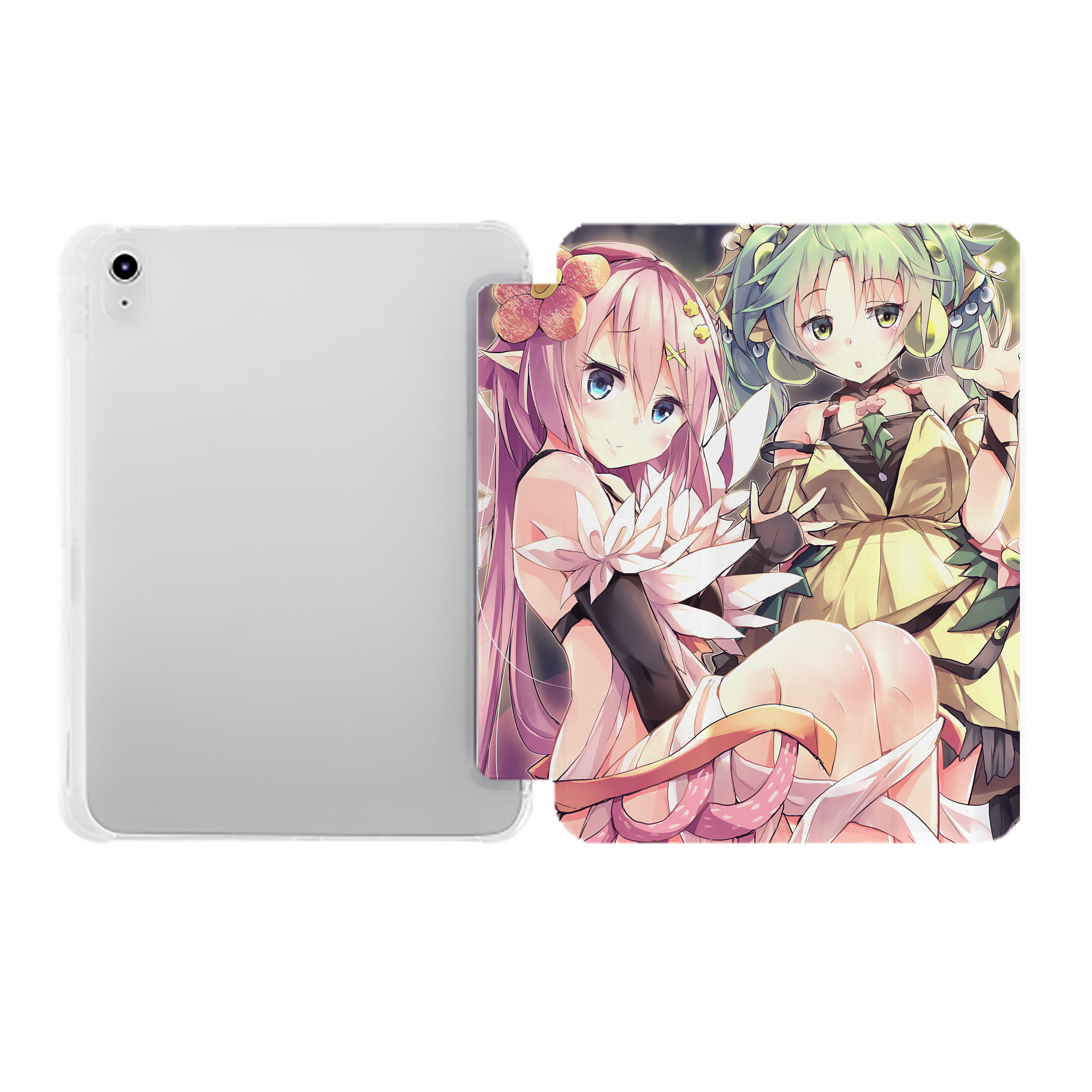 （画像用） 遊☆戯☆王 Yu-Gi-Oh! IPad ケース ペン収納付き 三つ折りスタンド PUレザー×シリコン 対応機種9.5/10.5/10.9インチ